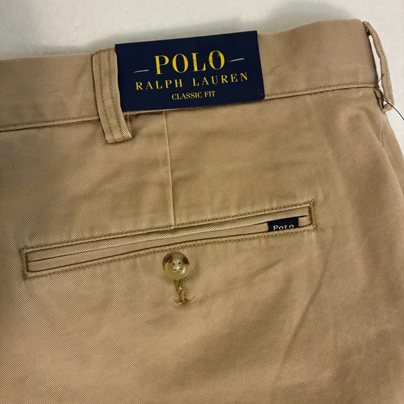 NWT Polo Ralph Lauren Chino Pants Mens 44Bx34 Classic Fit Preppy Office Business - Picture 5 of 8